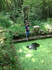 Monclar d'Armagnac- Avec l'autorisation de son papa